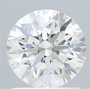 Picture of Lab Created Diamond 1.28 Carats, Round with Excellent Cut, E Color, VVS1 Clarity and Certified by IGI