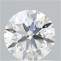 Del inventario de diamantes de laboratorio, 1.24 quilates, Redondo , Color D, claridad VVS2 y certificado IGI