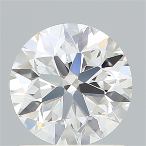 Picture of Lab Created Diamond 1.24 Carats, Round with Excellent Cut, D Color, VVS2 Clarity and Certified by IGI