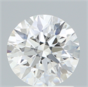 Del inventario de diamantes de laboratorio, 1.41 quilates, Redondo , Color E, claridad VS1 y certificado IGI