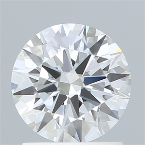 Picture of Lab Created Diamond 1.32 Carats, Round with Ideal Cut, E Color, VVS2 Clarity and Certified by IGI