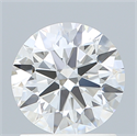 Del inventario de diamantes de laboratorio, 1.26 quilates, Redondo , Color D, claridad VVS2 y certificado IGI