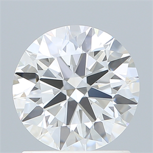 Picture of Lab Created Diamond 1.26 Carats, Round with Excellent Cut, D Color, VVS2 Clarity and Certified by IGI