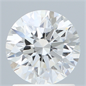 Lab Created Diamond 1.39 Carats, Round with Excellent Cut, E Color, VVS2 Clarity and Certified by IGI