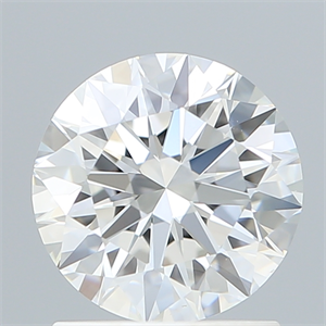 Picture of Lab Created Diamond 1.34 Carats, Round with Excellent Cut, E Color, VVS2 Clarity and Certified by IGI