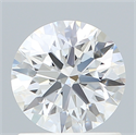 Lab Created Diamond 1.09 Carats, Round with Excellent Cut, E Color, VVS2 Clarity and Certified by IGI