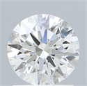 Del inventario de diamantes de laboratorio, 1.26 quilates, Redondo , Color D, claridad VVS2 y certificado IGI