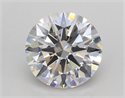 Lab Created Diamond 5.31 Carats, Round with Excellent Cut, F Color, VS1 Clarity and Certified by GIA