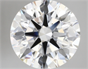 Lab Created Diamond 5.18 Carats, Round with ideal Cut, E Color, vs1 Clarity and Certified by IGI
