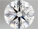 Lab Created Diamond 5.07 Carats, Round with ideal Cut, E Color, vs1 Clarity and Certified by IGI