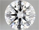Lab Created Diamond 5.05 Carats, Round with ideal Cut, E Color, vvs2 Clarity and Certified by IGI