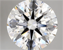 Lab Created Diamond 4.70 Carats, Round with ideal Cut, E Color, vvs2 Clarity and Certified by IGI
