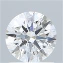 Lab Created Diamond 1.09 Carats, Round with Ideal Cut, D Color, VS1 Clarity and Certified by IGI