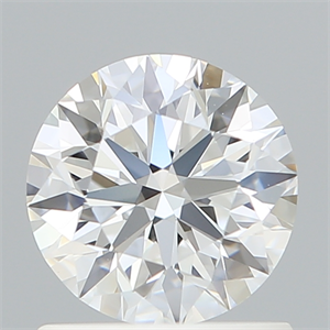 Picture of Lab Created Diamond 1.04 Carats, Round with Excellent Cut, D Color, VS1 Clarity and Certified by IGI