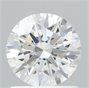 Lab Created Diamond 1.06 Carats, Round with Ideal Cut, D Color, VVS1 Clarity and Certified by IGI