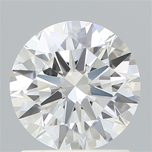 Picture of Lab Created Diamond 1.35 Carats, Round with Excellent Cut, D Color, VVS2 Clarity and Certified by IGI