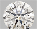 Lab Created Diamond 1.89 Carats, Round with ideal Cut, E Color, vvs2 Clarity and Certified by IGI