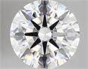 Lab Created Diamond 5.15 Carats, Round with ideal Cut, E Color, vvs2 Clarity and Certified by IGI