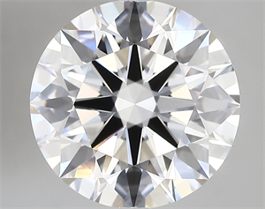 Picture of Lab Created Diamond 5.15 Carats, Round with ideal Cut, E Color, vvs2 Clarity and Certified by IGI