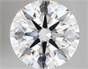 Lab Created Diamond 5.13 Carats, Round with ideal Cut, E Color, vvs2 Clarity and Certified by IGI