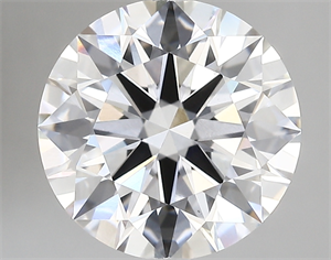Picture of Lab Created Diamond 4.26 Carats, Round with ideal Cut, D Color, vs1 Clarity and Certified by IGI