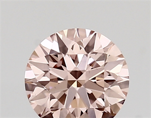 Picture of Lab Created Diamond 0.74 Carats, Round with excellent Cut, INTENSE  PINK Color, vs1 Clarity and Certified by IGI
