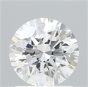 Lab Created Diamond 1.34 Carats, Round with Excellent Cut, D Color, VVS2 Clarity and Certified by IGI