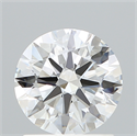 Lab Created Diamond 1.25 Carats, Round with Ideal Cut, D Color, VVS2 Clarity and Certified by IGI