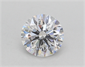 Del inventario de diamantes de laboratorio, 0.71 quilates, Redondo , Color D, claridad VVS2 y certificado IGI