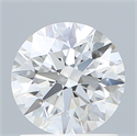 Lab Created Diamond 1.24 Carats, Round with Excellent Cut, D Color, VVS2 Clarity and Certified by IGI