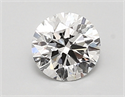 Lab Created Diamond 0.96 Carats, Round with ideal Cut, D Color, vvs2 Clarity and Certified by IGI