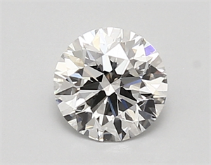 Picture of Lab Created Diamond 0.90 Carats, Round with ideal Cut, D Color, vvs2 Clarity and Certified by IGI