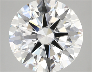 Picture of Lab Created Diamond 5.09 Carats, Round with ideal Cut, D Color, vvs2 Clarity and Certified by IGI
