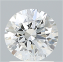 Lab Created Diamond 1.32 Carats, Round with Excellent Cut, E Color, VVS2 Clarity and Certified by IGI