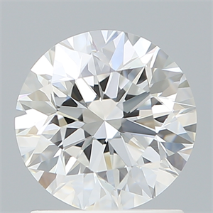 Picture of Lab Created Diamond 1.32 Carats, Round with Excellent Cut, E Color, VVS2 Clarity and Certified by IGI