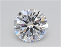 Lab Created Diamond 1.01 Carats, Round with Excellent Cut, D Color, VS1 Clarity and Certified by IGI