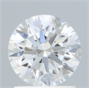 Del inventario de diamantes de laboratorio, 1.35 quilates, Redondo , Color E, claridad VVS2 y certificado IGI