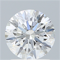 Lab Created Diamond 1.59 Carats, Round with Ideal Cut, E Color, VVS2 Clarity and Certified by IGI