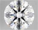 Lab Created Diamond 5.13 Carats, Round with ideal Cut, D Color, vvs2 Clarity and Certified by IGI