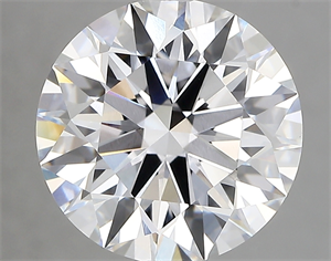 Picture of Lab Created Diamond 5.06 Carats, Round with ideal Cut, E Color, vs1 Clarity and Certified by IGI