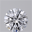 Lab Created Diamond 1.04 Carats, Round with Ideal Cut, E Color, VVS2 Clarity and Certified by IGI