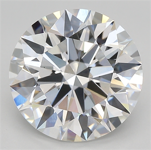 Picture of Lab Created Diamond 5.52 Carats, Round with ideal Cut, D Color, vs1 Clarity and Certified by IGI