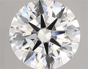 Picture of Lab Created Diamond 5.19 Carats, Round with ideal Cut, E Color, vvs2 Clarity and Certified by IGI