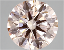 Lab Created Diamond 4.67 Carats, Round with excellent Cut, INTENSE  PINK Color, vs2 Clarity and Certified by IGI