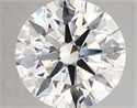 Del inventario de diamantes de laboratorio, 4.34 quilates, Redondo , Color F, claridad vvs2 y certificado IGI