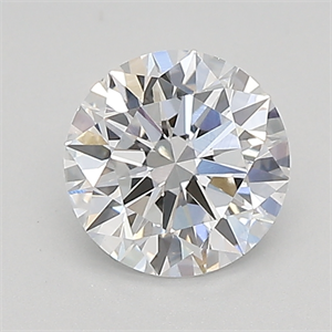 Picture of Lab Created Diamond 0.90 Carats, Round with excellent Cut, D Color, vvs2 Clarity and Certified by IGI