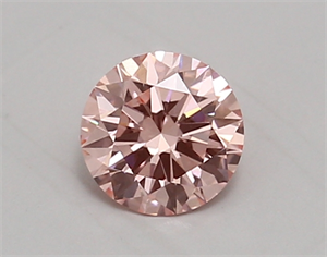 Picture of Lab Created Diamond 0.80 Carats, Round with ideal Cut, VIVID  PINK Color, vvs2 Clarity and Certified by IGI