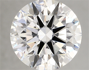 Picture of Lab Created Diamond 5.03 Carats, Round with ideal Cut, E Color, vvs2 Clarity and Certified by IGI