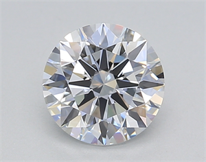 Picture of Lab Created Diamond 1.08 Carats, Round with Excellent Cut, D Color, VVS2 Clarity and Certified by GIA