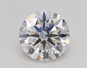 Picture of Lab Created Diamond 1.03 Carats, Round with Excellent Cut, E Color, VVS1 Clarity and Certified by GIA